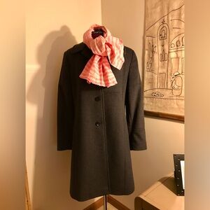 Larry Levine Woman Charcoal Color Coat Size 10